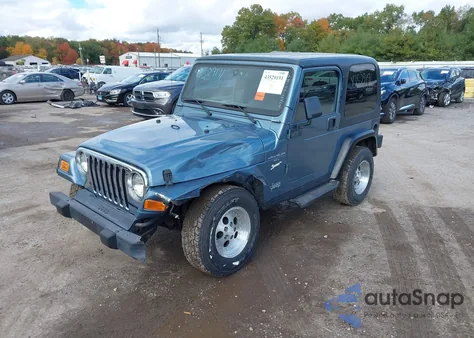 1998 Jeep Wrangler Sport z USA, uszkodzony, nr VIN 1J4FY19SXWP742221